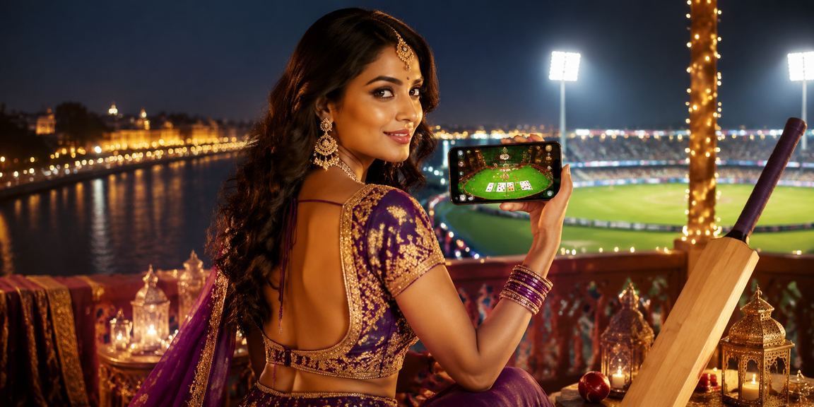 Evening cricket betting at Ahmedabad riverfront market